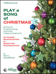 PLAY A SONG OF CHRISTMAS HORN IN F cover